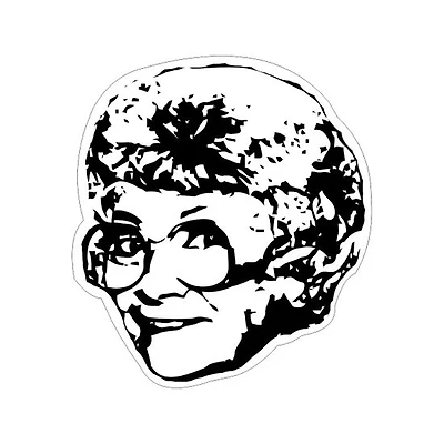 Estelle Getty Vinyl Sticker