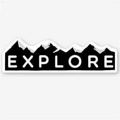 Explore Mountain Sticker
