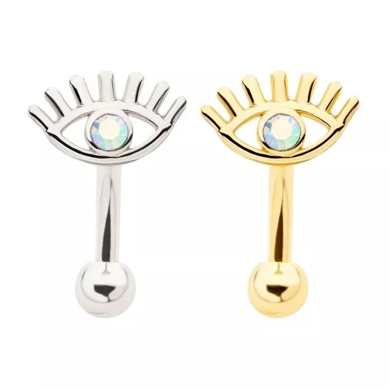 EYE CURVED BARBELL