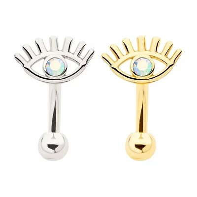 EYE CURVED BARBELL