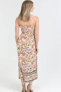 Ivory Keyhole Maxi Dress