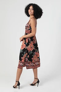 Twist Front Midi Dress