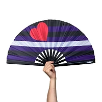 Fan Club Leather Flag Fan