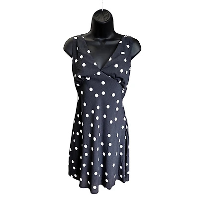 V-Neck Shirred Bust Mini Dress