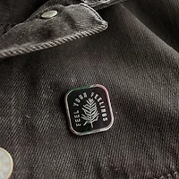 Enamel Pin - Feel Your Feelings Fern