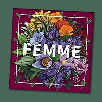 Femme Lesbian Pride Sticker
