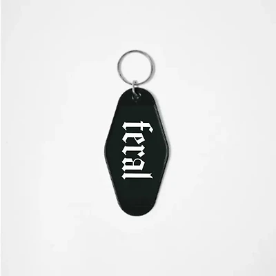 Feral Motel Keychain