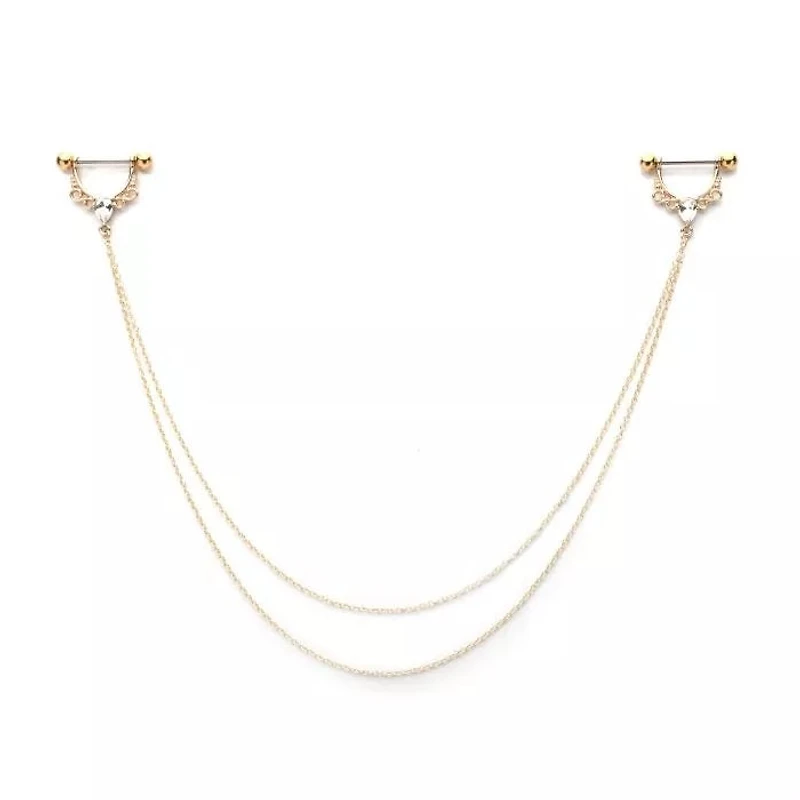 Filigree And Tead Double Chain Connect