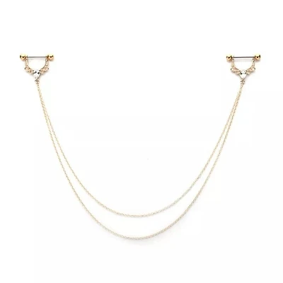 Filigree And Tead Double Chain Connect
