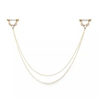 Filigree And Tead Double Chain Connect