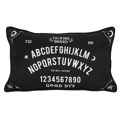 Black And White Ouija Board Cushion