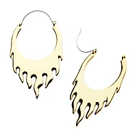 Steel with Gold PVD Fire Design Plug Hanger