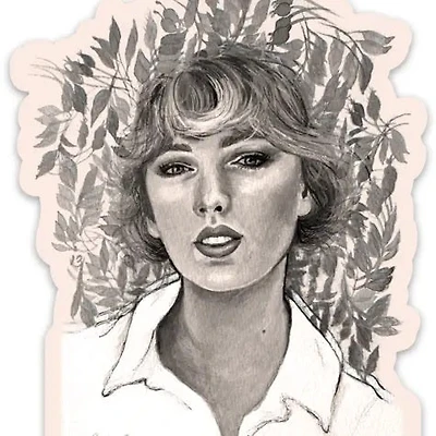 Taylor Swift Folklore Sticker