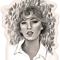 Taylor Swift Folklore Sticker