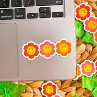 Flower Power Vinyl Sticker