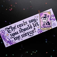 Let Me Merge - Bumper Sticker