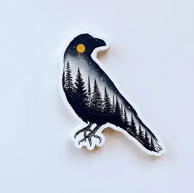 Forested Bird Sticker