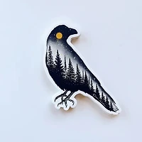 Forested Bird Sticker
