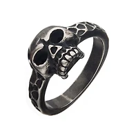 Steel Antique Skull Ring Size