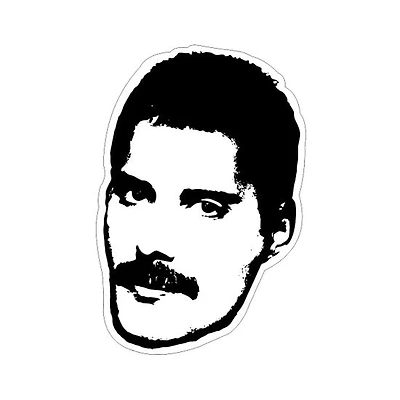 Freddie Mercury Vinyl Sticker