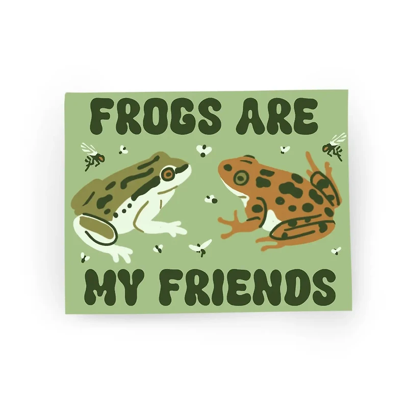 Friend To Frogs Sticker