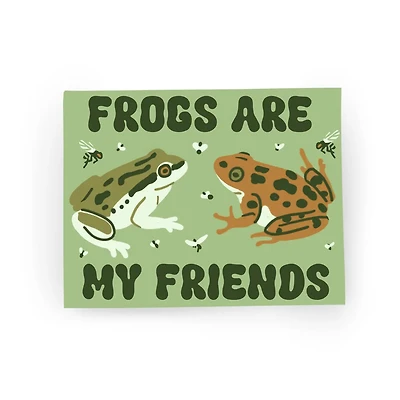 Friend To Frogs Sticker