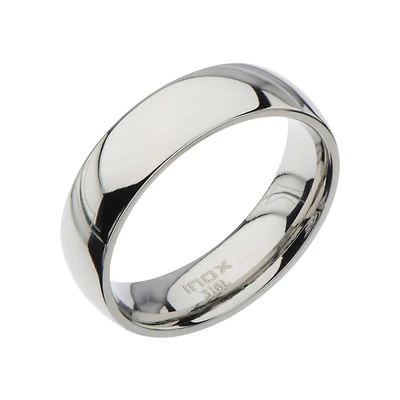 Plain High Polish 6mm Size 9