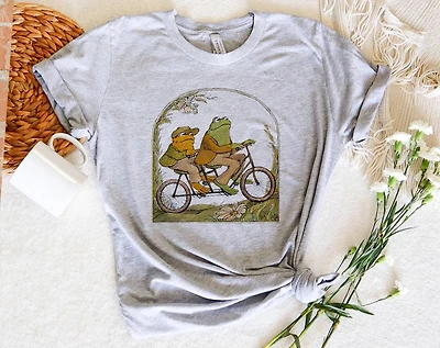 Frog And Toad Cottagecore Meme Book Shirt