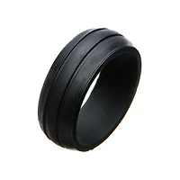 Black Silicone Ring 1