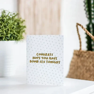 HOPE YOU HAVE FUNNY WEDDING CARD