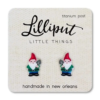 Garden Gnome Earrings