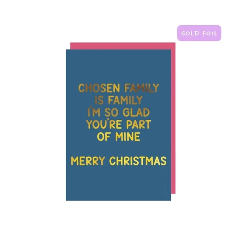 Merry Christmas Chosen Family Card