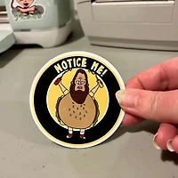 Gene Beef Squatch Sticker