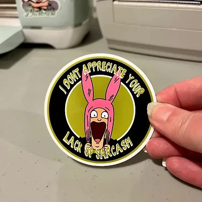 Louise Sarcasm Sticker