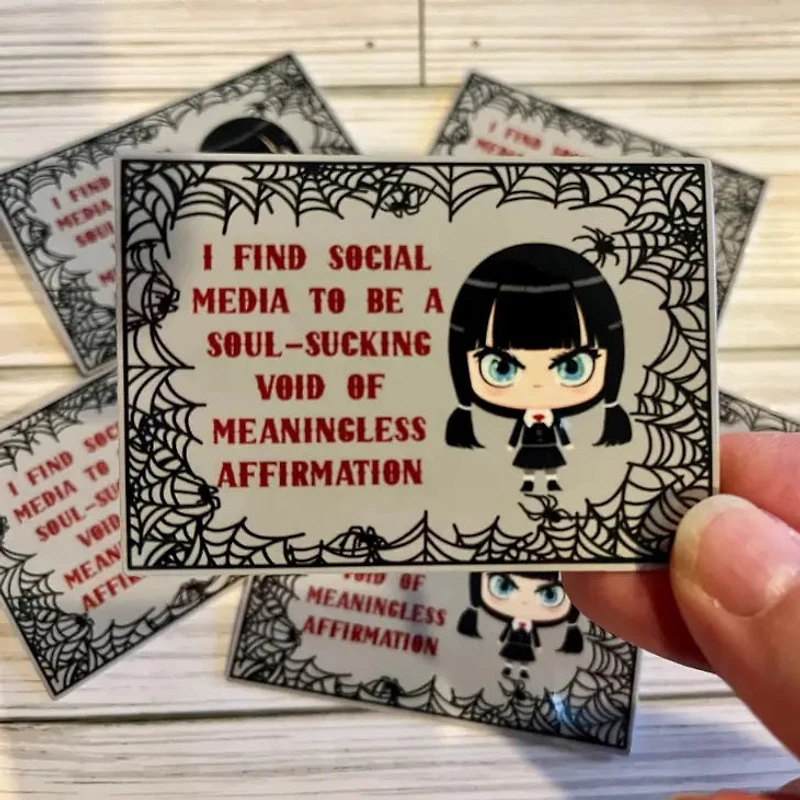 Wednesday Social Media Sticker