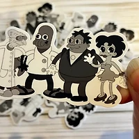 Futurama Crew Fliescher Vinyl Sticker