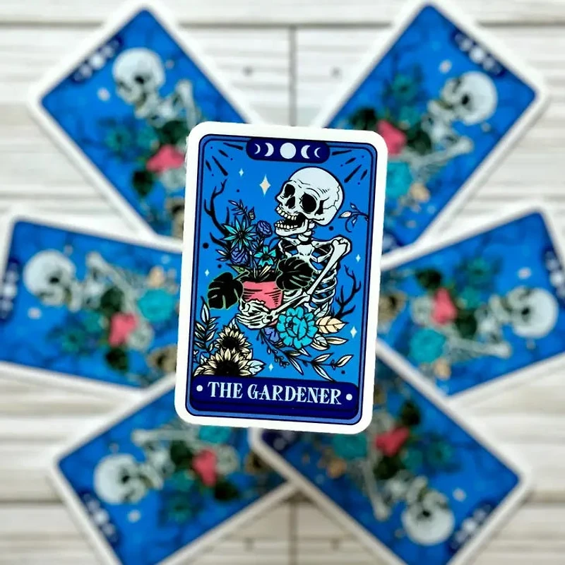 The Gardener Tarot Card Sticker