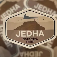 National Park Jedha Vinyl Sticker