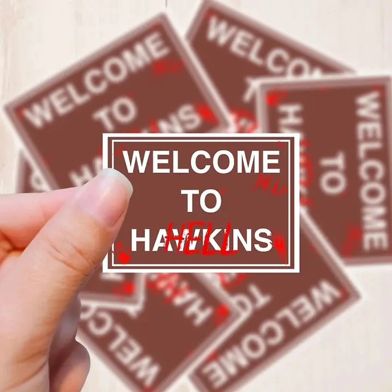 Welcome To Hawkins Stranger Things Inspired Vinyl Sticker