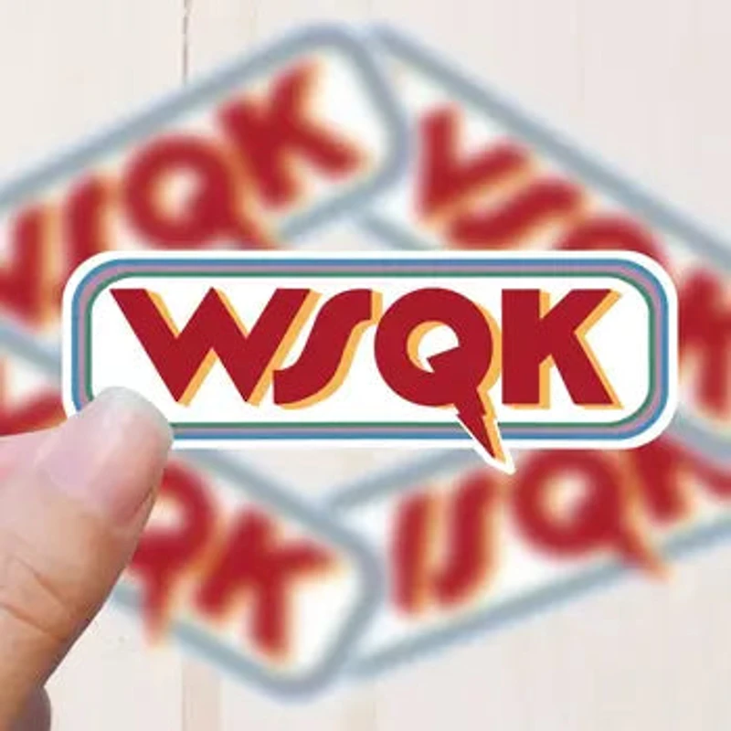Wsqk Vinyl Sticker