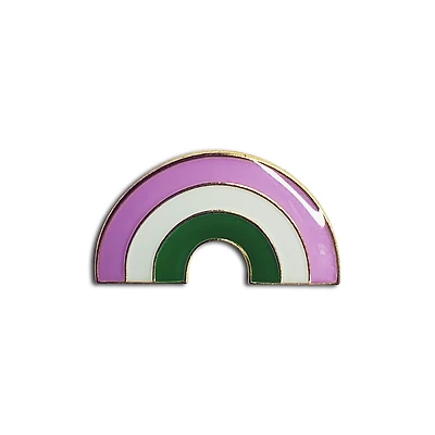 Gender Queer Rainbow Pride Pin