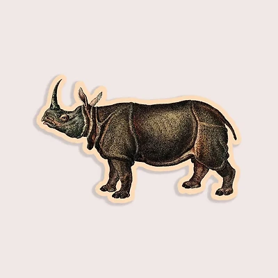 Regal Rhino - Gap Filler Sticker