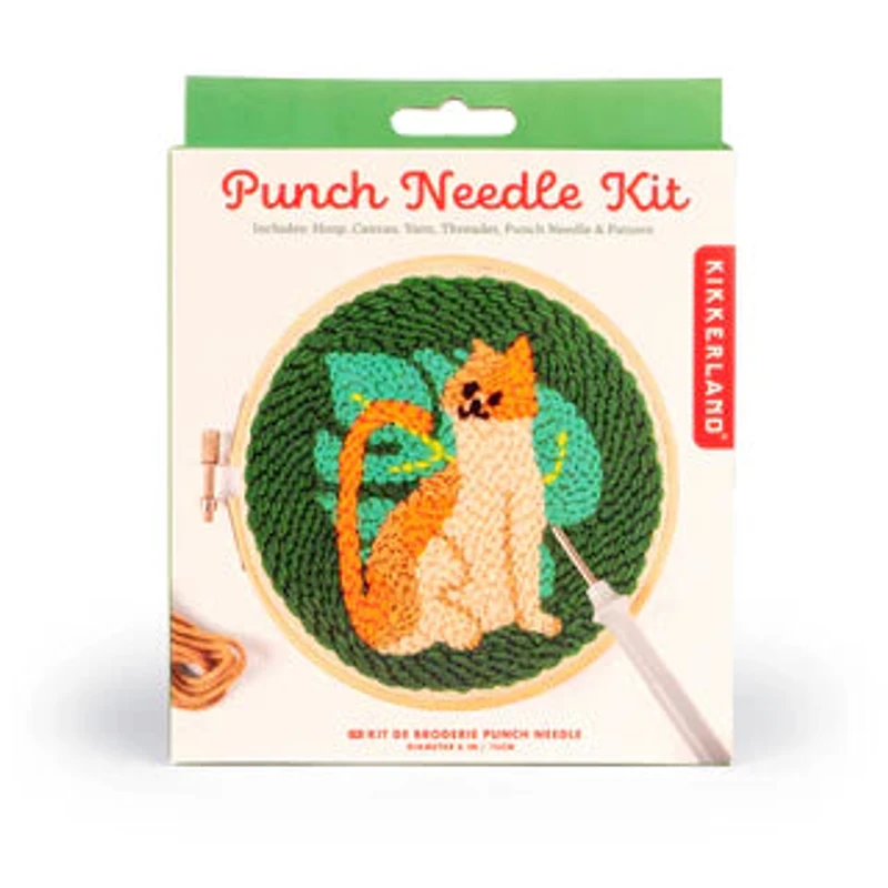 Cat Punch Needle Kit
