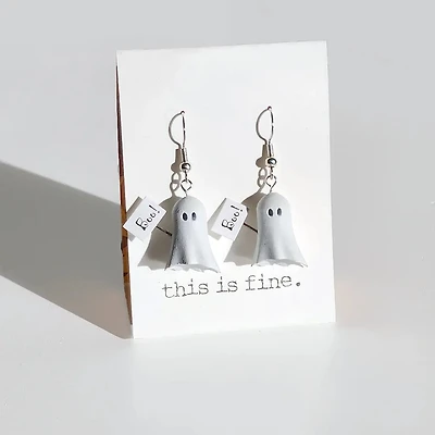 Ghosted Again, Fml Earrings
