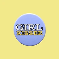Girl Kisser Lesbian Badges, Fun Badges Pin Badges