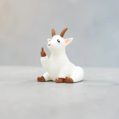 Goat Middle Finger Figurine