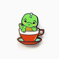 Green Tea Rex Pin