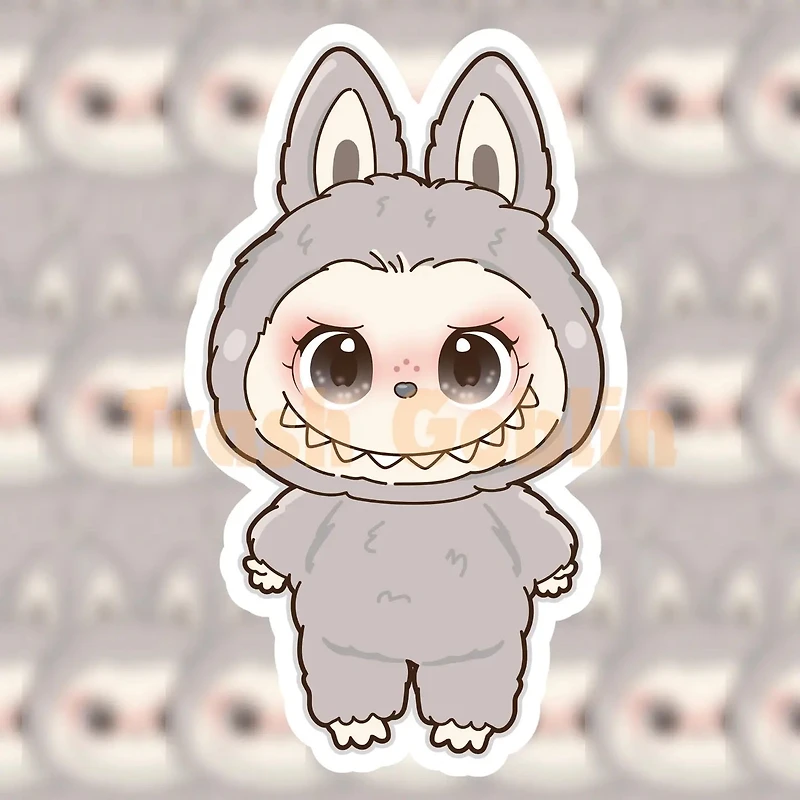 Grey Outfit Sticker