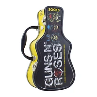 Guns N Roses Guitar Tin Crew Socks
