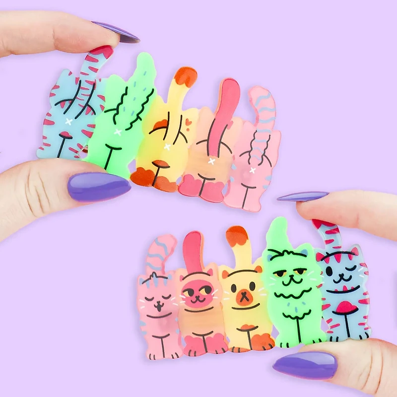 Cat Butts Hair Clip Set